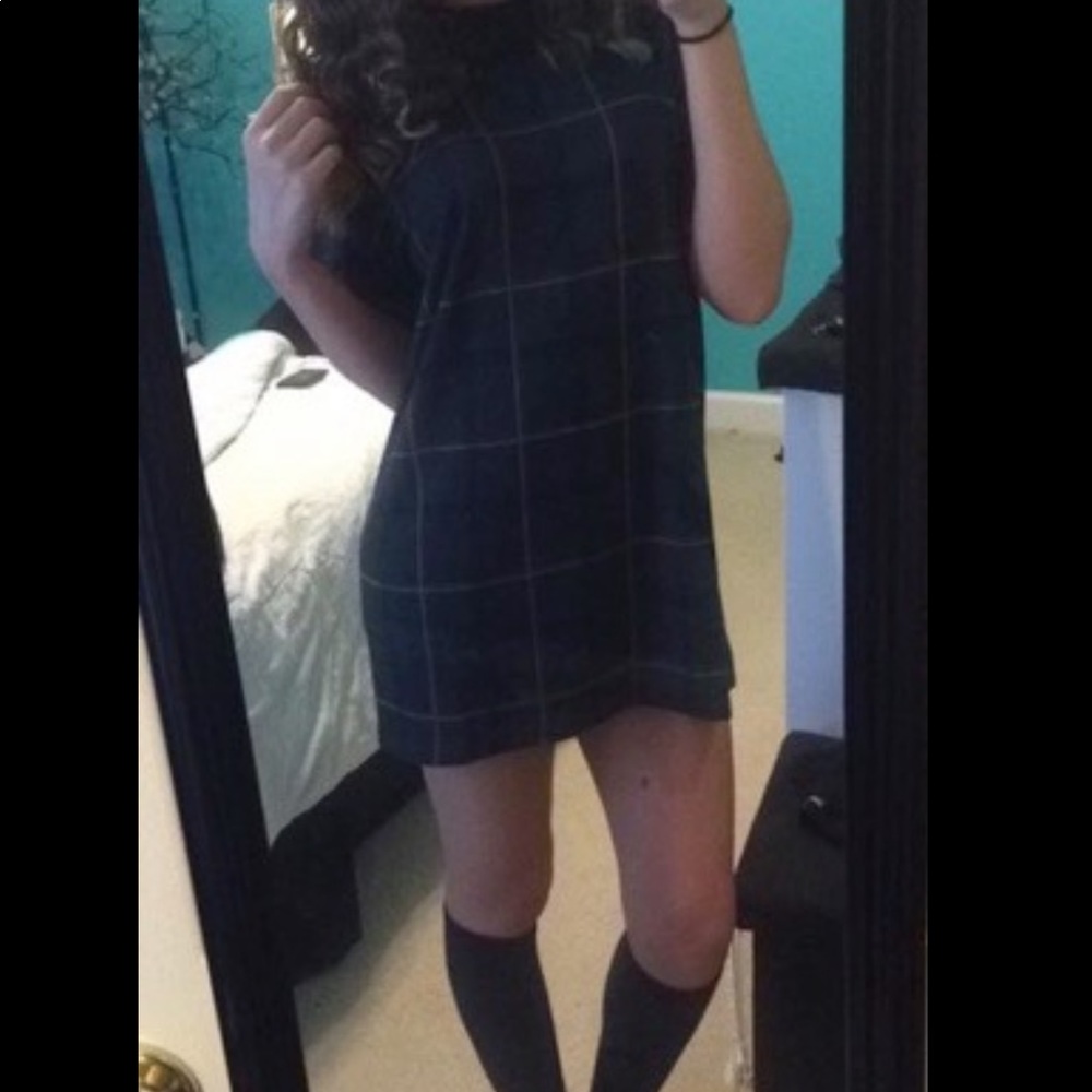 Plaid T-Shirt Dress